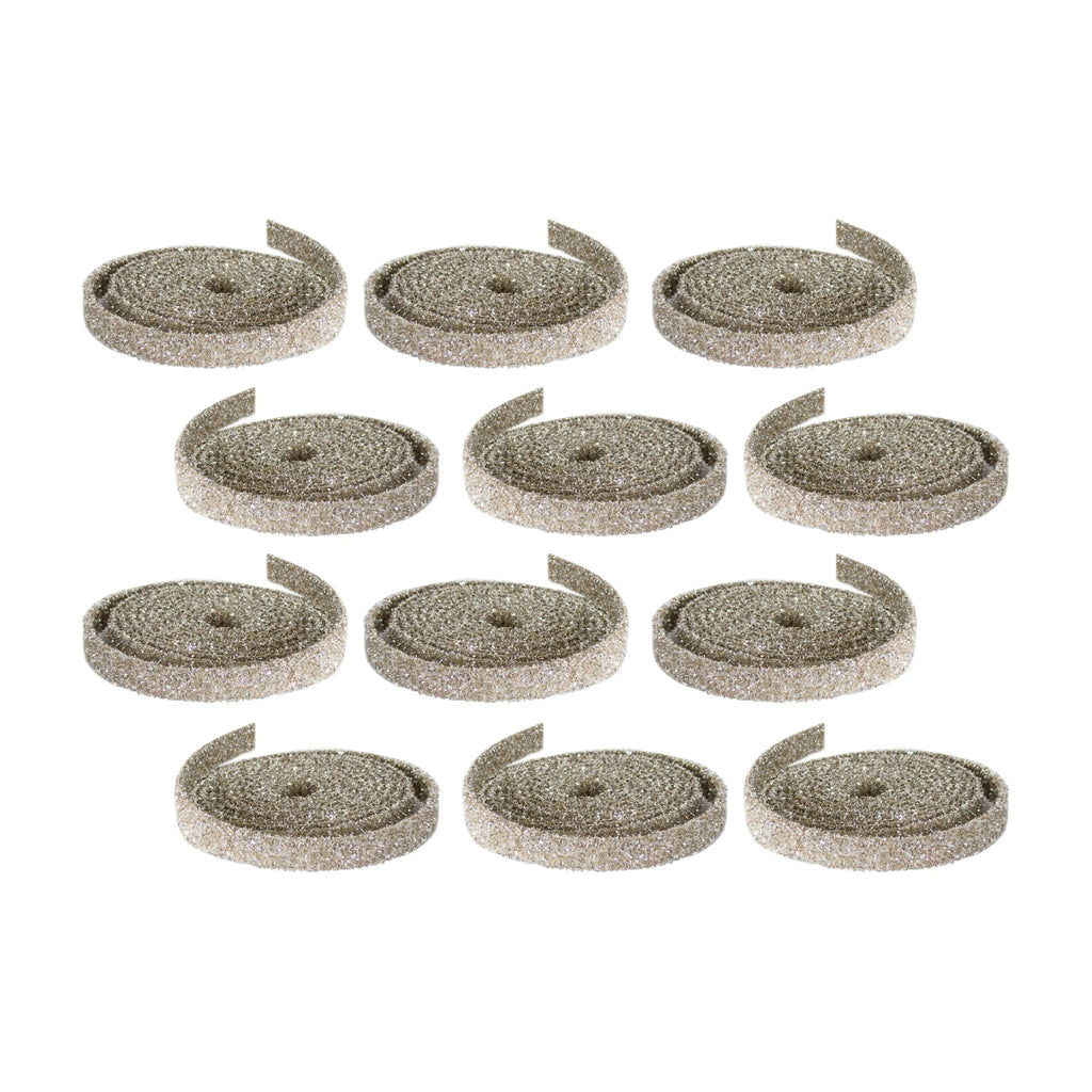 Champagne Glitter Rope Ribbon (Set of 12 Rolls)