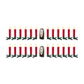 LED Clip on Taper Candle with Remote (Set of 24)