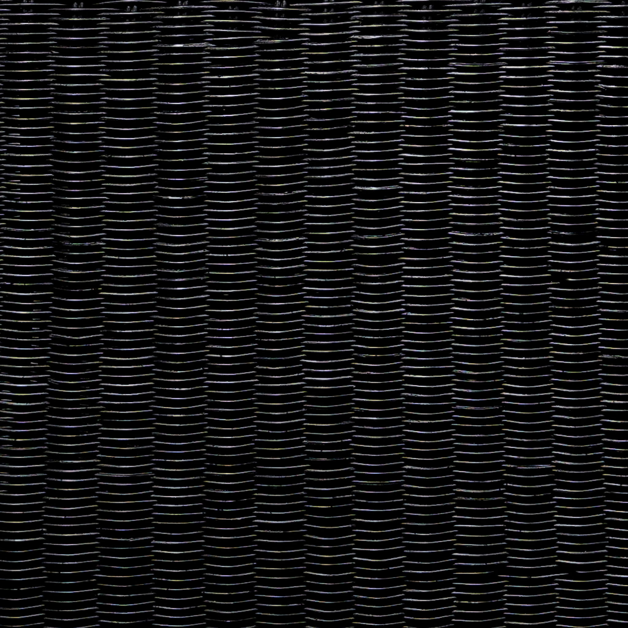 Cahya Woven Rattan Square End Table Black