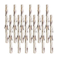 Rustic Birch Log Bundle with Snowy Accents (Set of 12)