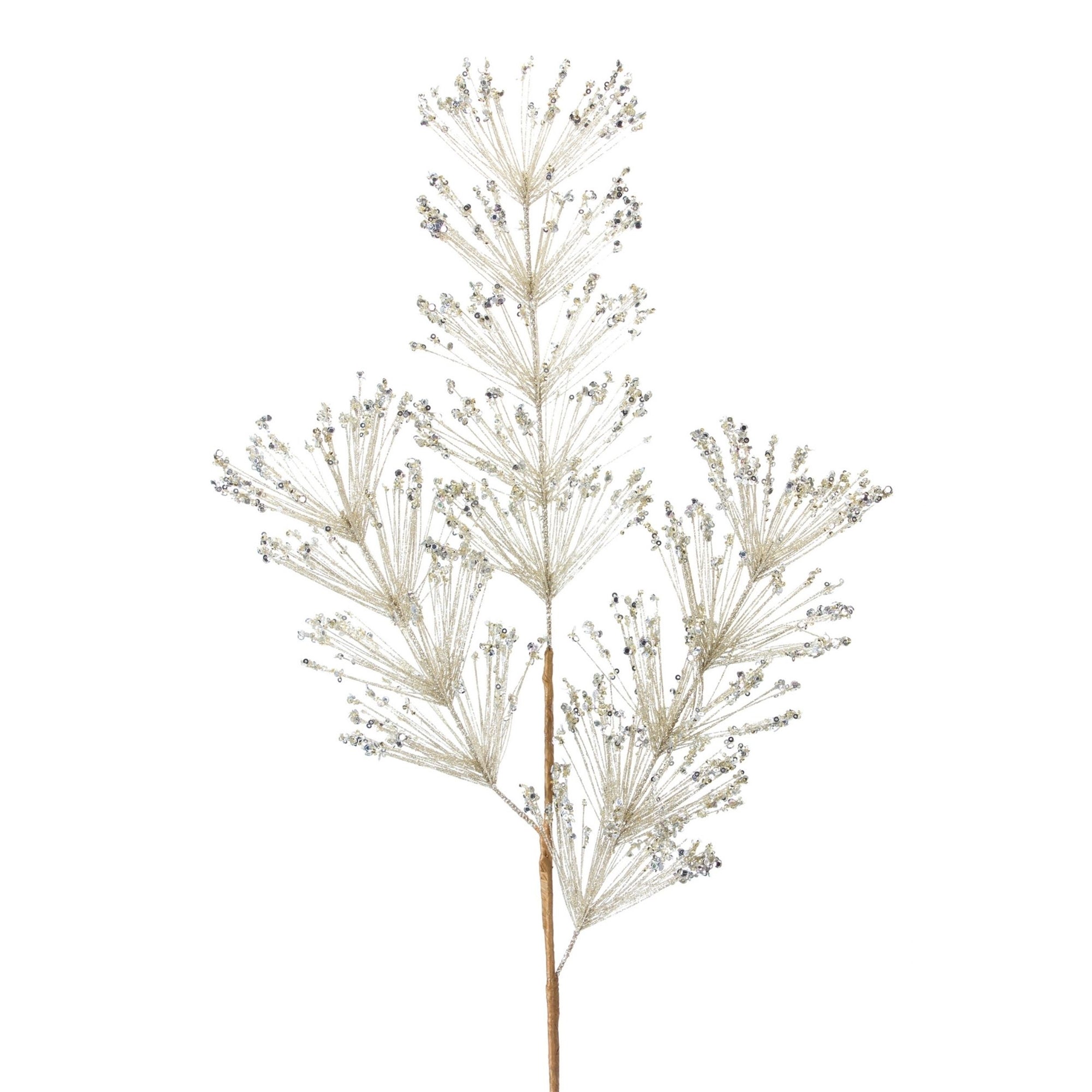 Pine and Sequin Spray (Set of 12)