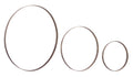 Iron Metal Rings Wall Display (Set of 3)