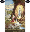 Madonna from Lourdes Italian Tapestry
