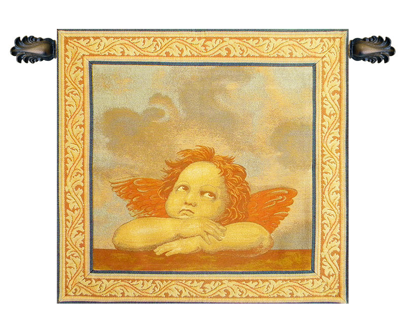 Raphael's Angel Right Panel Italian Tapestry