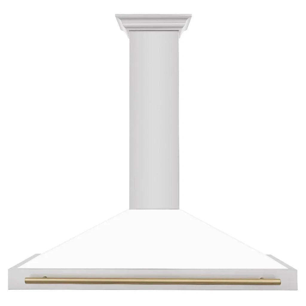 ZLINE 48" Autograph Stainless Wall Range Hood KB4STZ-WM48-G