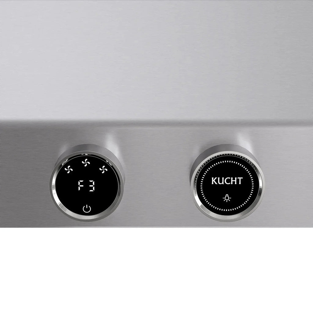 Kucht 36" Ducted Under Cabinet Range Hood Stainless Steel with Digital Controls KRH360-SS