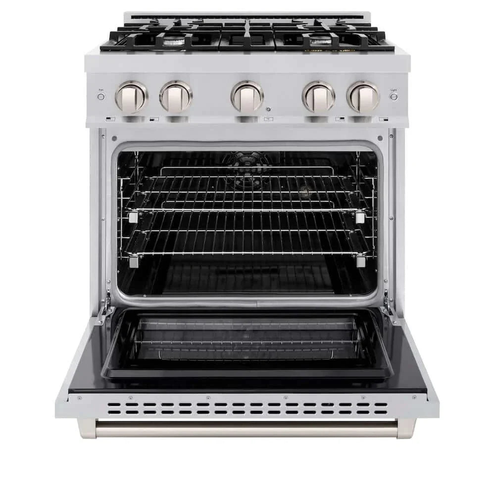 ZLINE 30" Select Gas Range Convection Gas Oven Stainless Steel HGR30