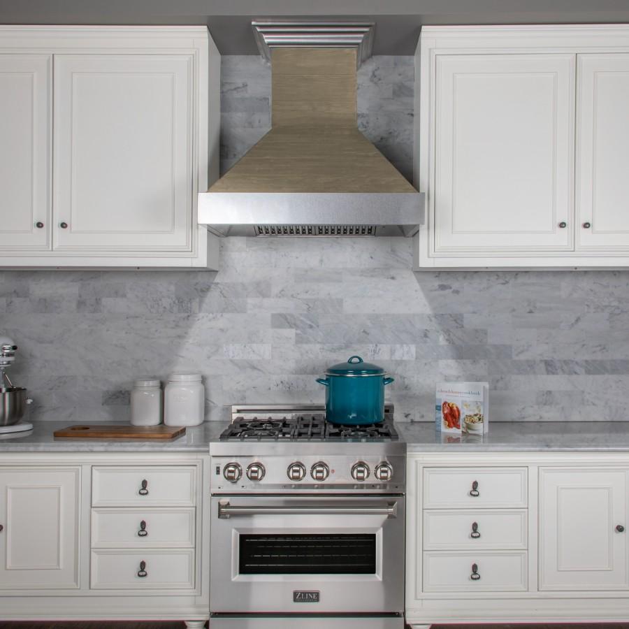 ZLINE 30" Wooden Wall Range Hood, CFM Motor 365YY-30