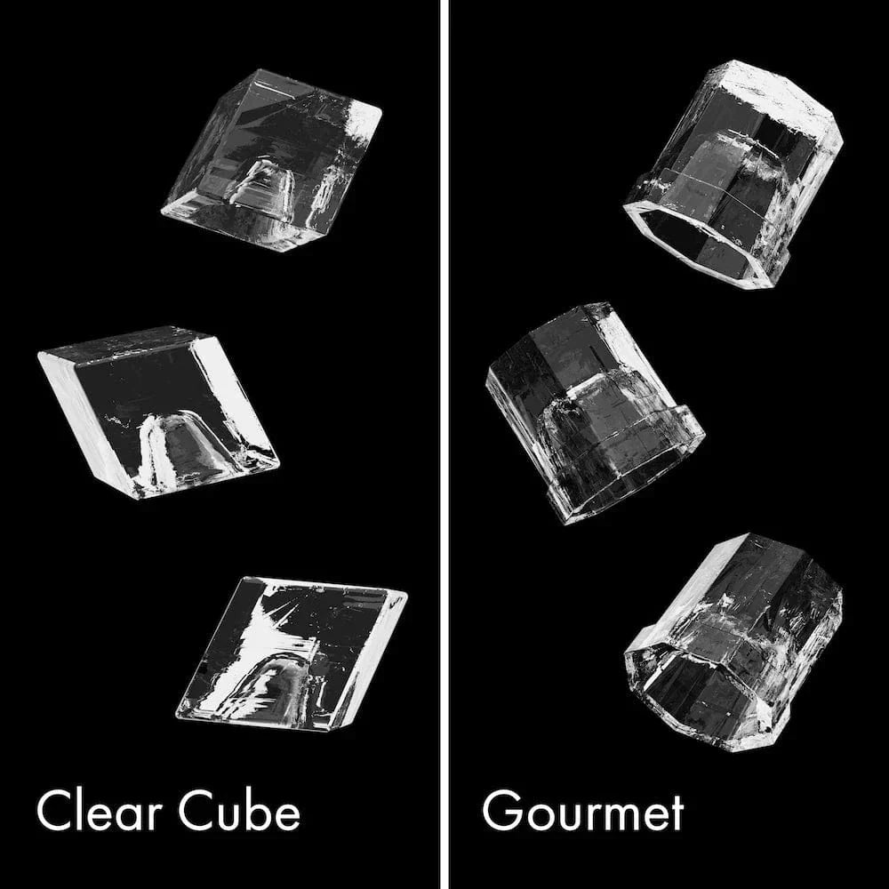 ZLINE 15" Touchstone Clear Cube Ice Maker Drain Pump Stainless Steel Polished Gold ICCDZ-ST-15-G