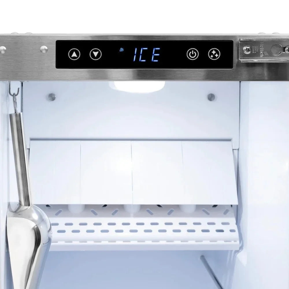 ZLINE 15" Touchstone Gourmet Ice Maker Drain Pump Panel Ready Door Matte Black IGMDPZ-15-MB