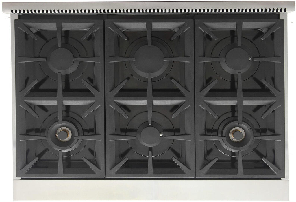 Kucht 36"  Stainless Propane Cooktop-KFX369T/LP-B