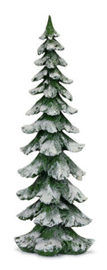 Green Flocked Pine Tree 26"H