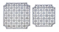 Woven Wood Square Wall Hanging (Set of 2)