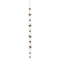 Iron Hummingbird Rain Chain 61.5"H