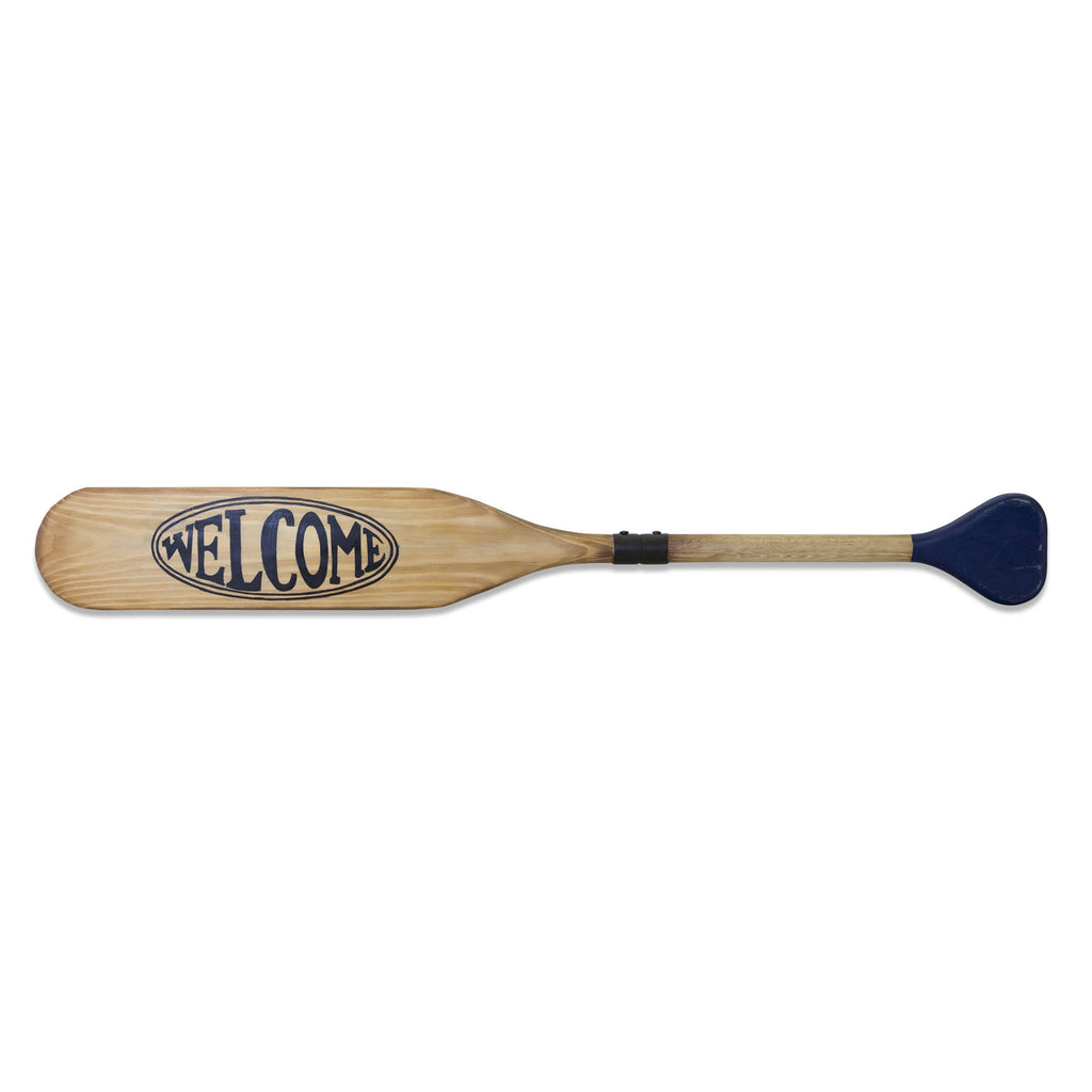 Wooden Oar Welcome Sign 35.5"L