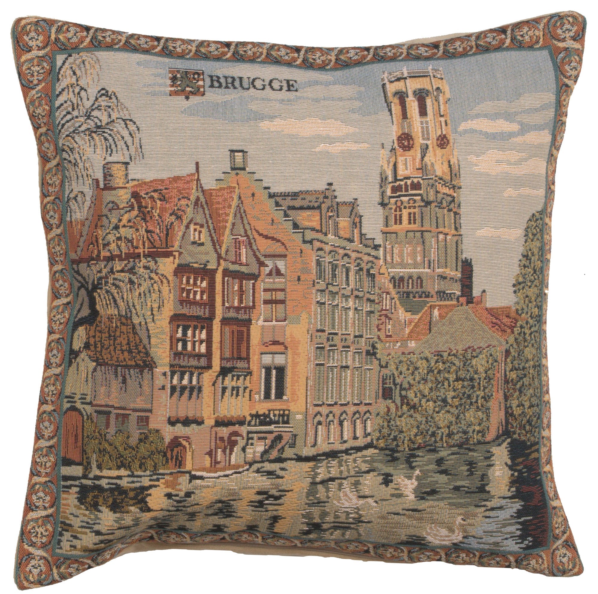 The Canals of Bruges European Cushion Covers