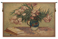 Oleanders and Books Italian Tapestry
