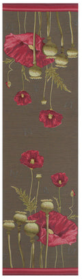 Poppy Gray  French Table Runner