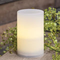 Warm Light White Pillar Candle 3x5 (Pack of 4)