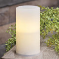 Warm Light White Timer Pillar Candle 3x6 (Pack of 4)
