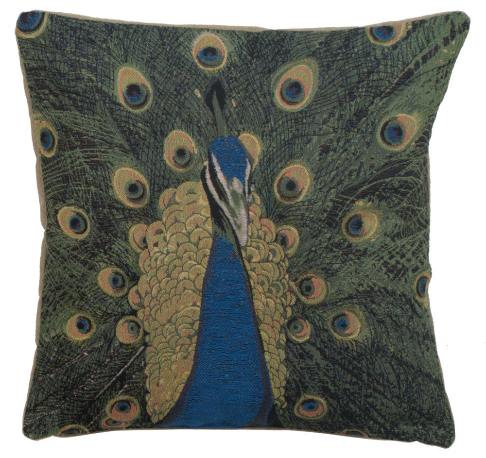 The Peacock French Cushion