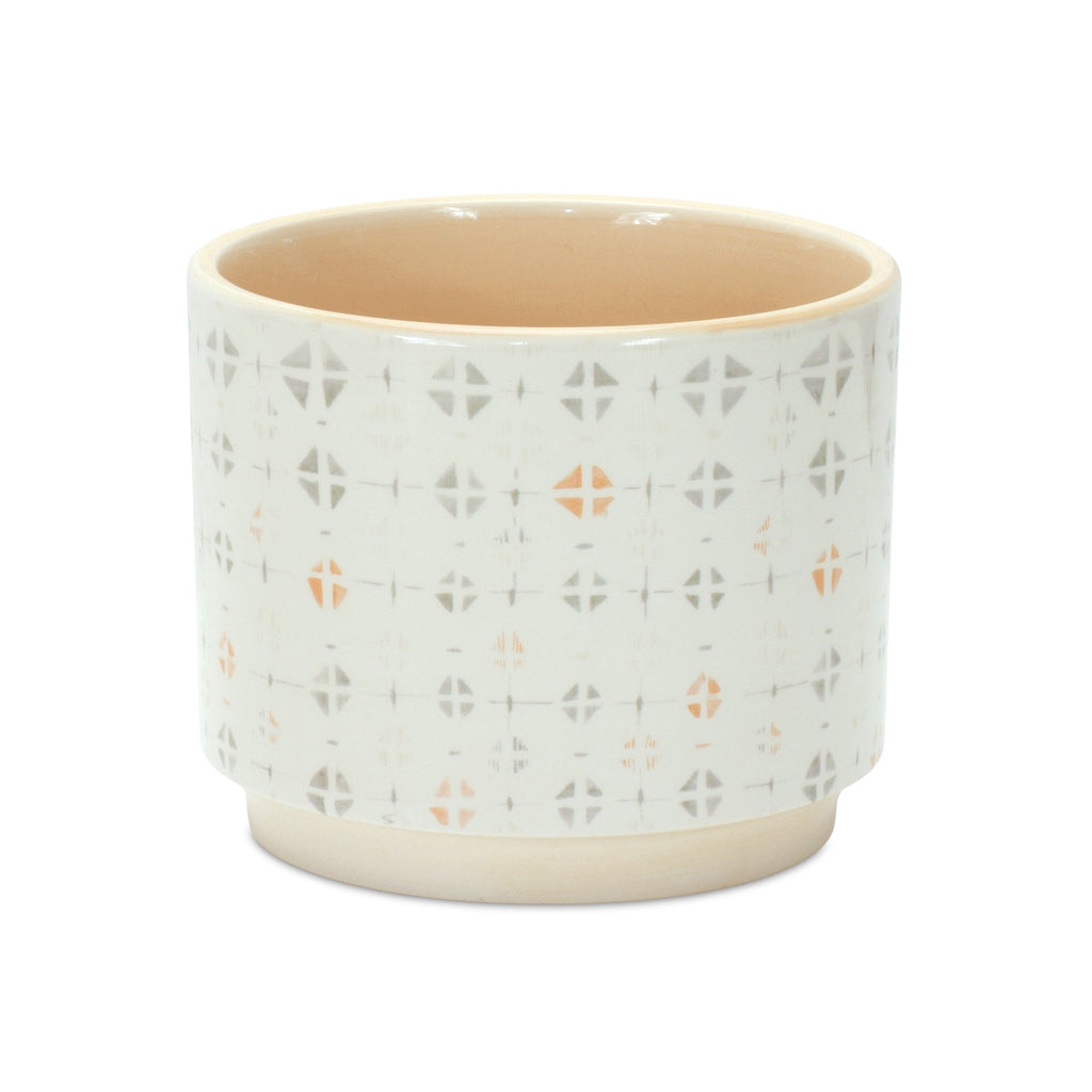 Blush Patterned Stacking Pot (Set of 3)