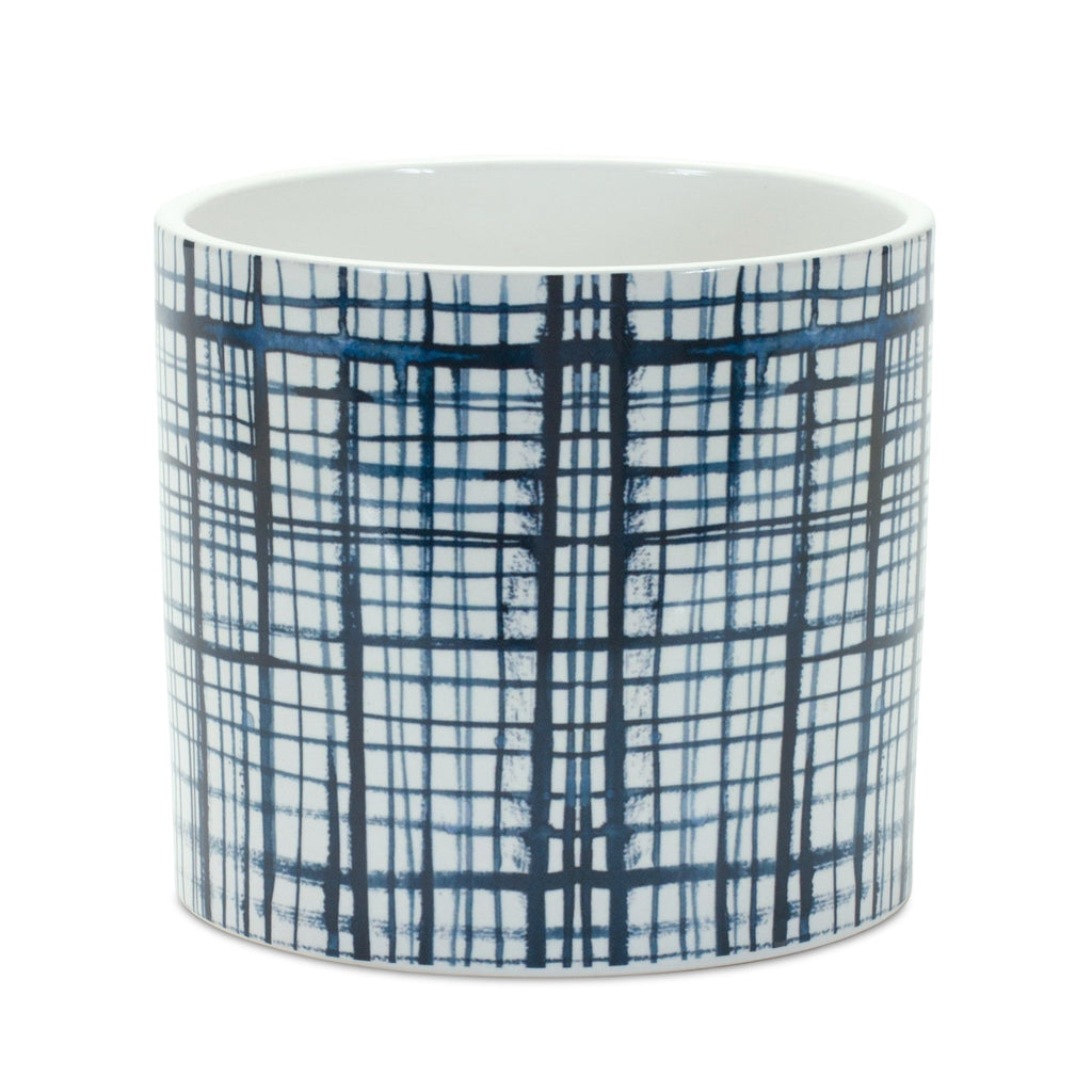 Criss Cross Pattern Planter (Set of 2)