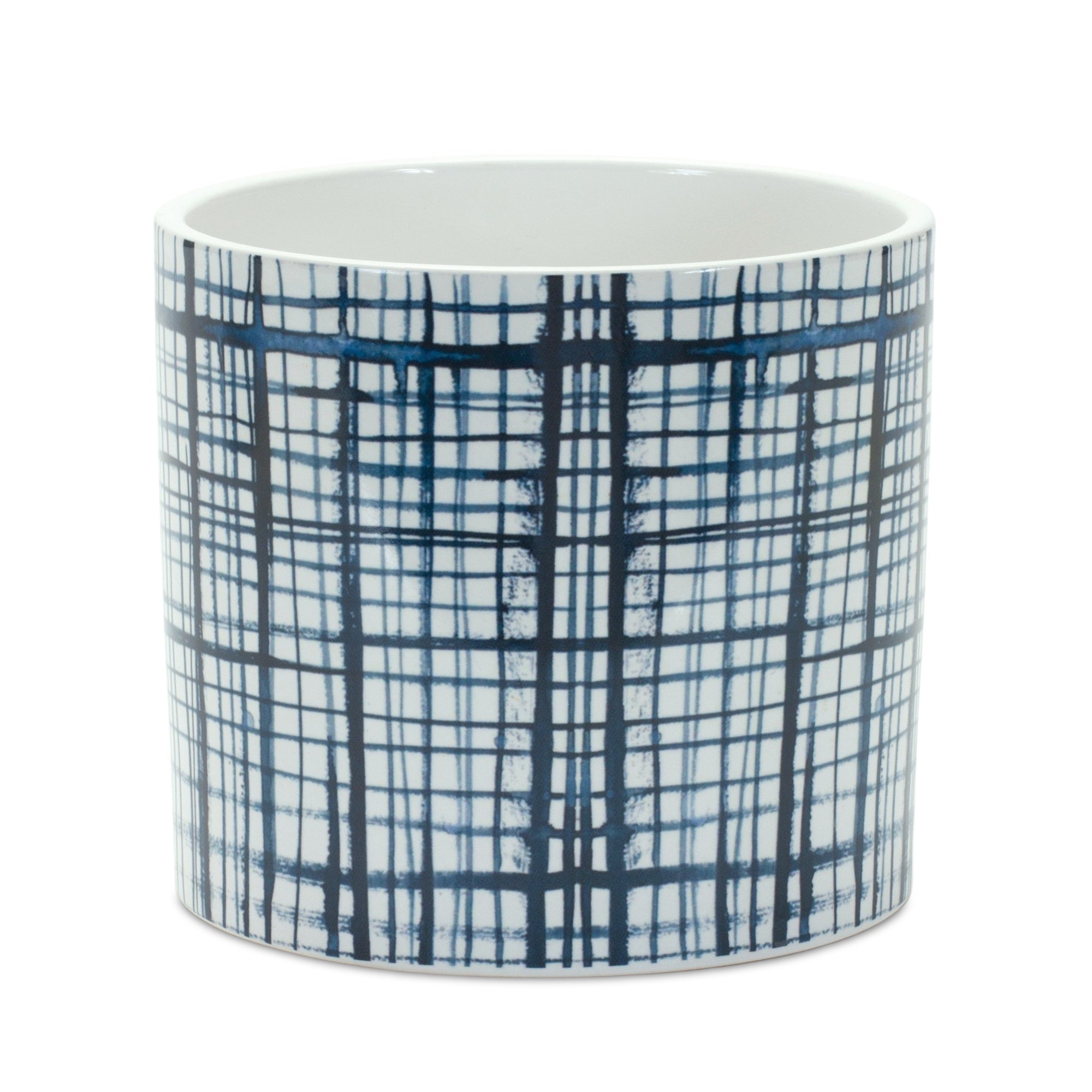 Criss Cross Pattern Planter (Set of 2)