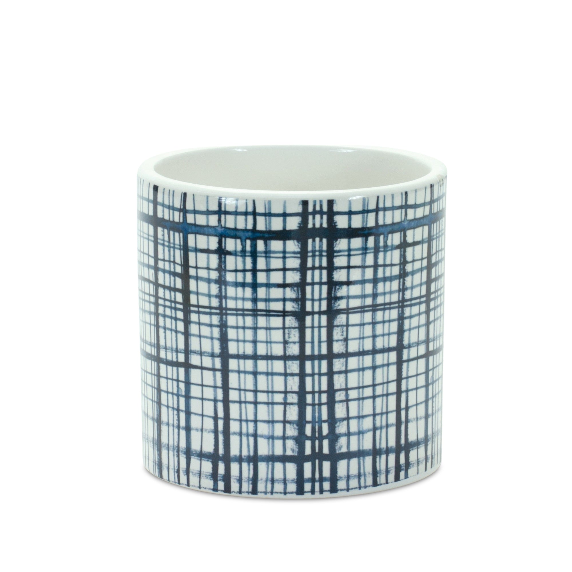 Criss Cross Pattern Planter (Set of 2)