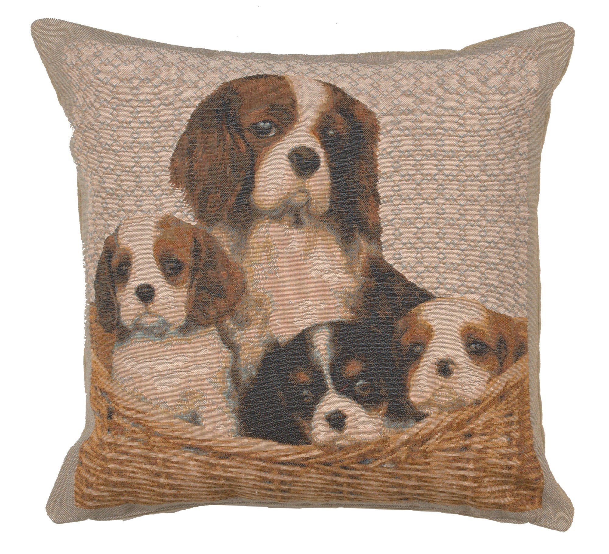 Cavalier King Charles Family French Cushion