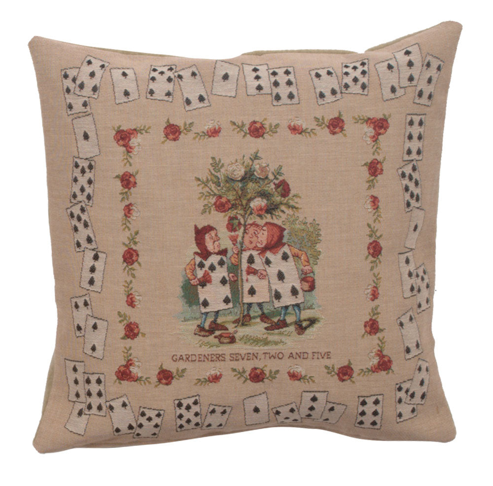 The Gardeners Alice In Wonderland French Cushion