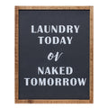 Wood Laundry Sentiment Sign 15"H