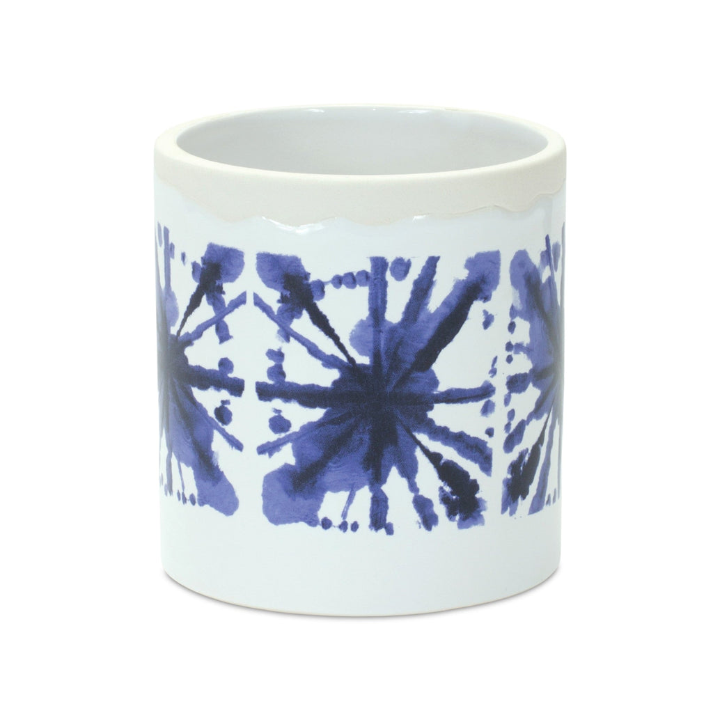 Tie-Dye Print Ceramic Pot (Set of 2)