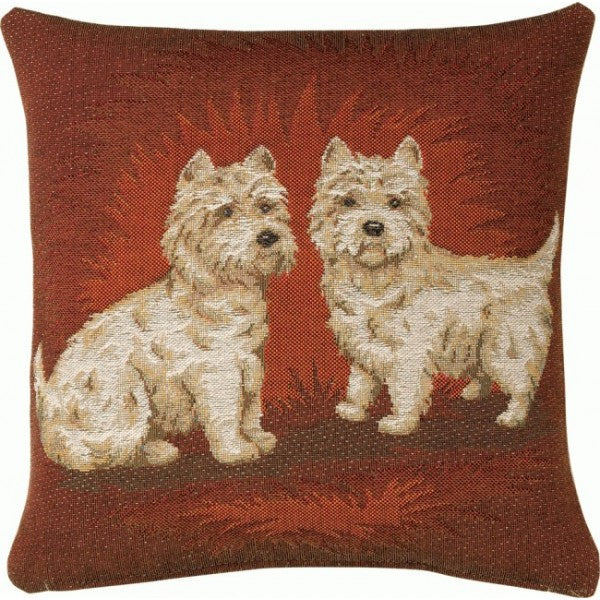 Dogs Dark  French Cushion