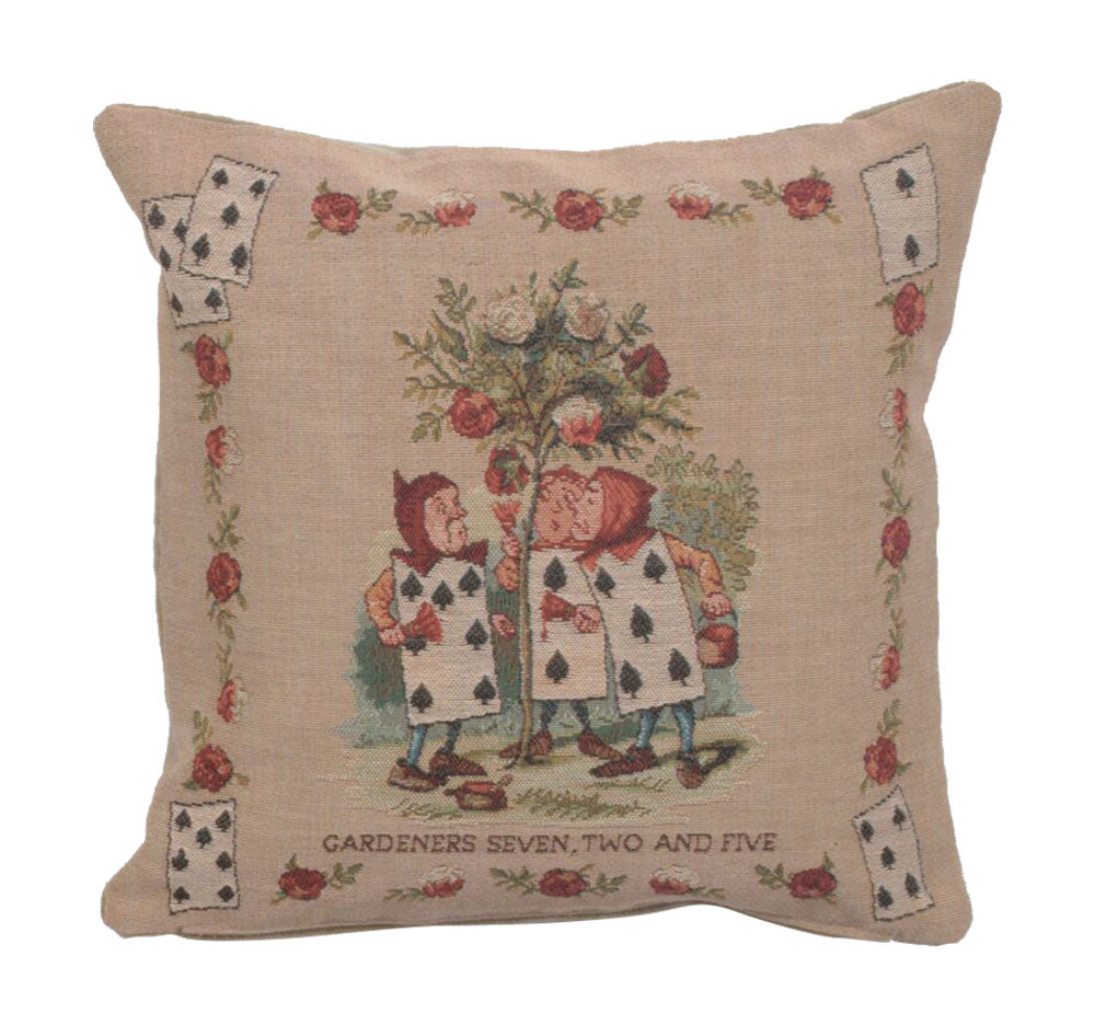 The Garden Alice In Wonderland French Cushion