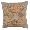 Map of Europe Asia and Africa French Cushion