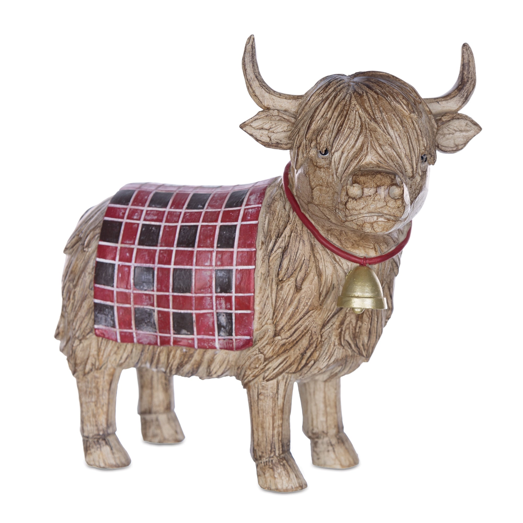 Highland Cow Winter Figurine (Set of 2)