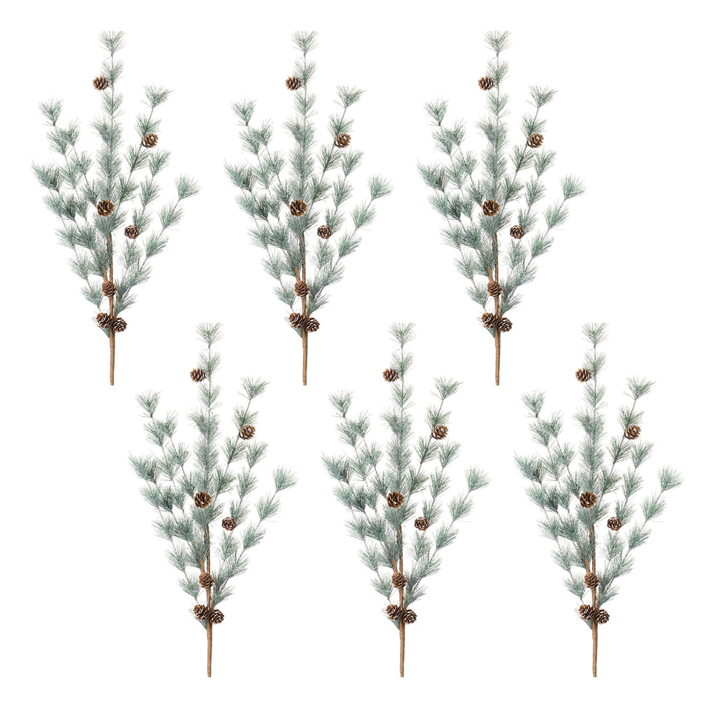 Pine and Pinecone Spray (Set of 6)