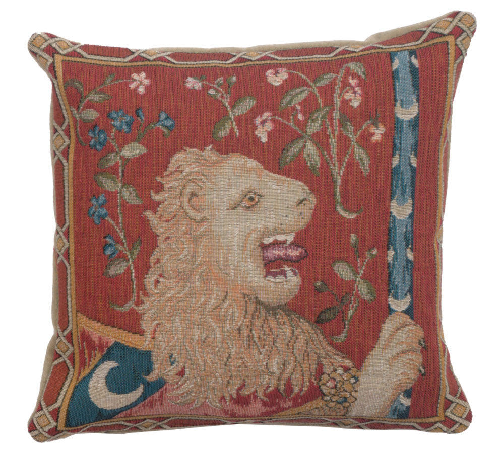 The Medieval Lion French Cushion