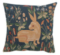 Rabbit in Blue II French Cushion