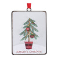 Seasons Greetings Pine Tree Ornament (Set of 12)