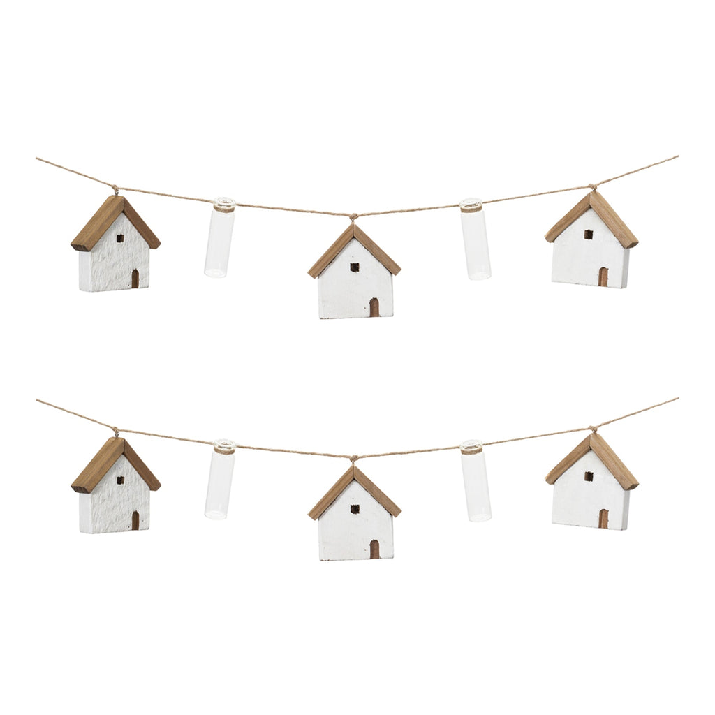 House and Tube Vase String Garland (Set of 2)