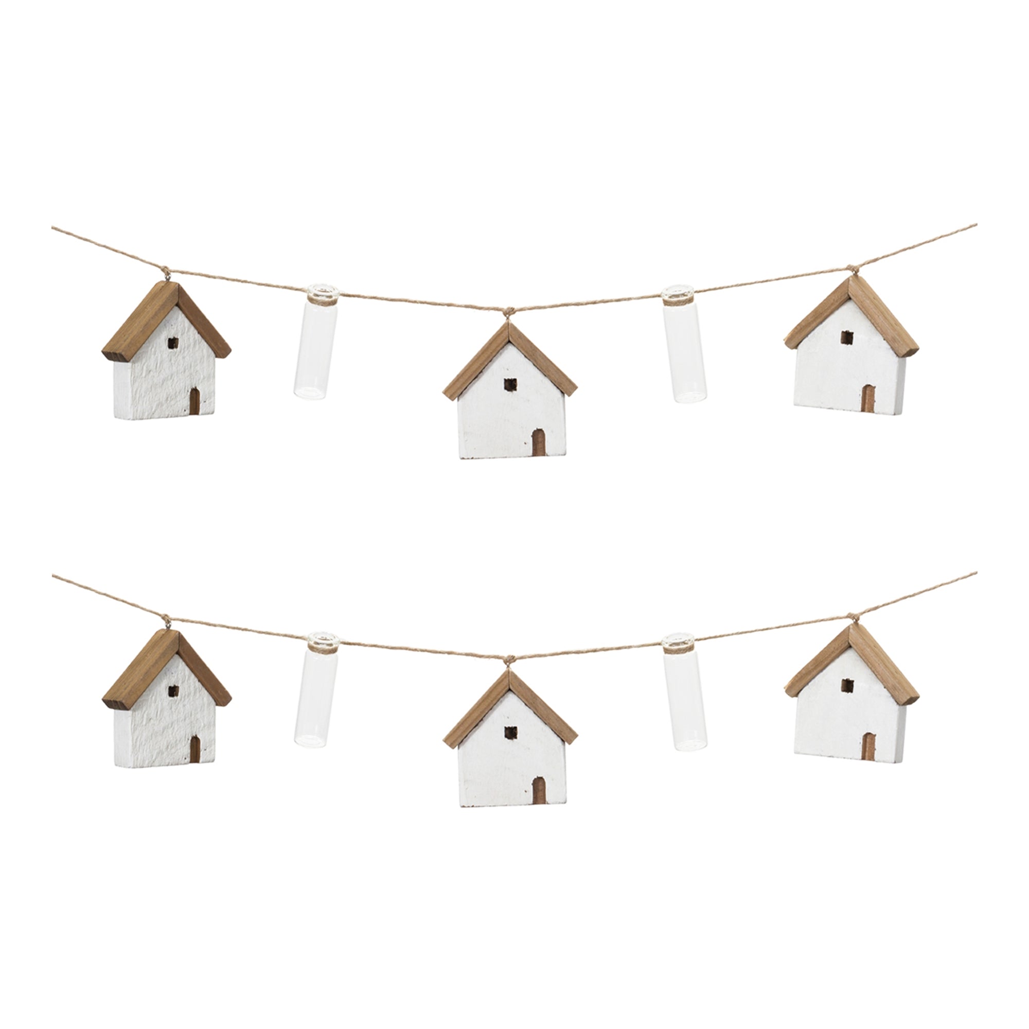 House and Tube Vase String Garland (Set of 2)
