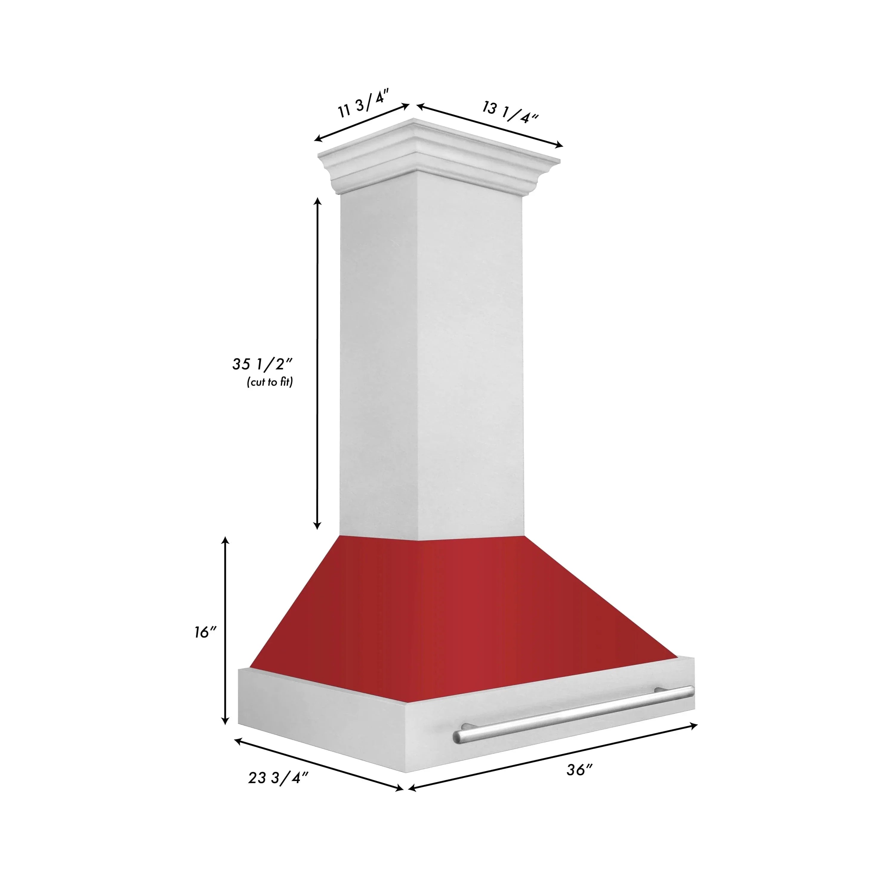 ZLINE 36" DuraSnow® Stainless Steel Range Hood 8654SNX-RM-36