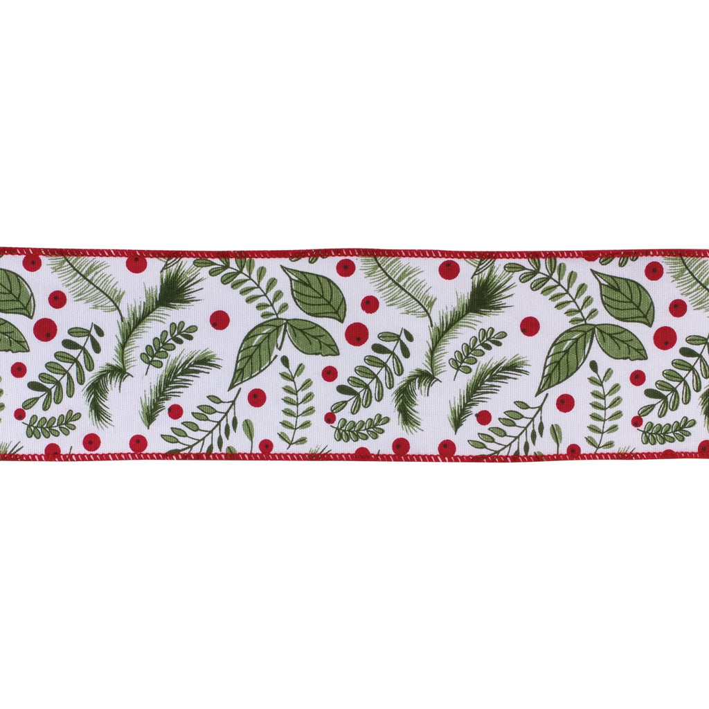 Wired Cotton Ribbon 4" x 10 yds.