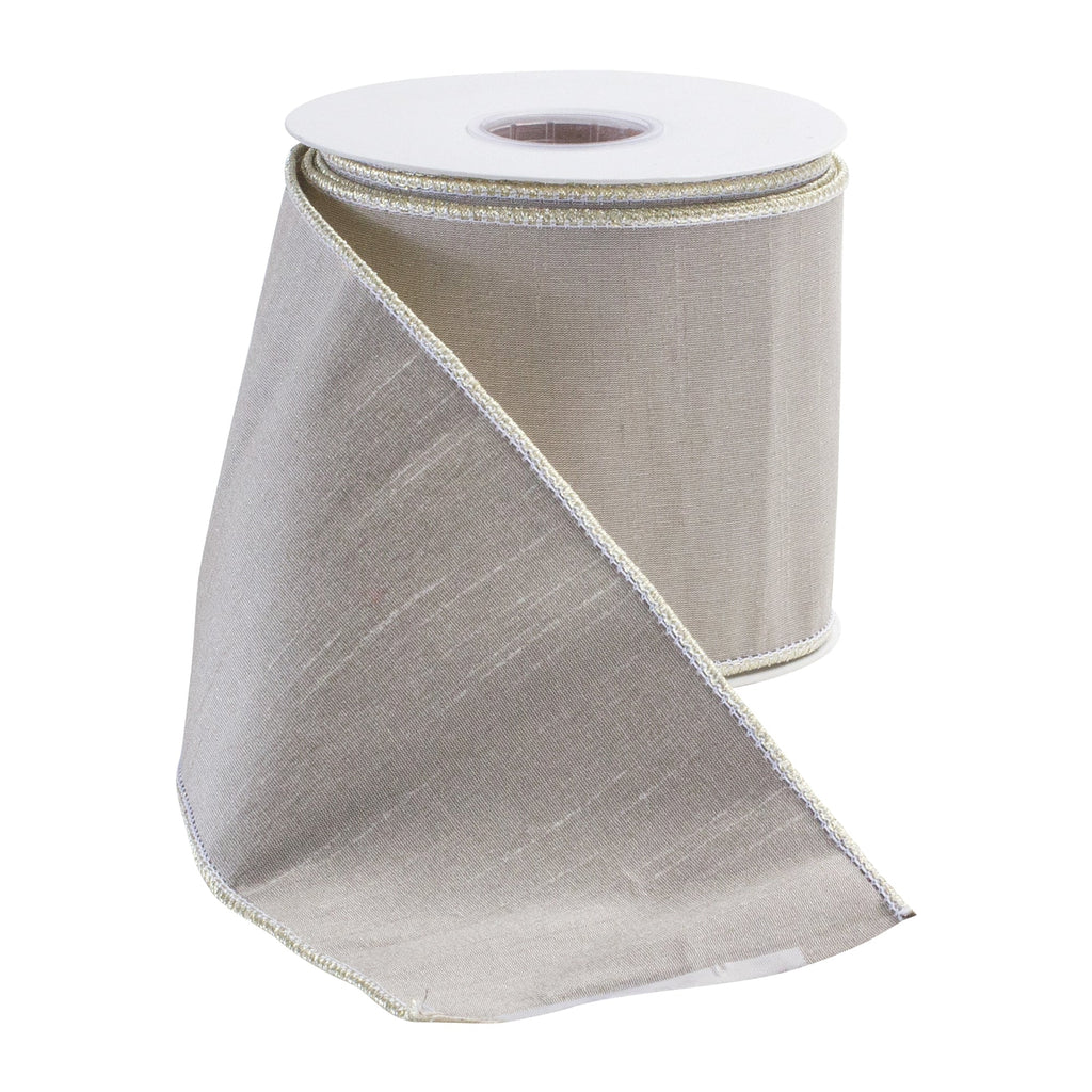 Wired Polyester Ribbon 4" x 10 yds.