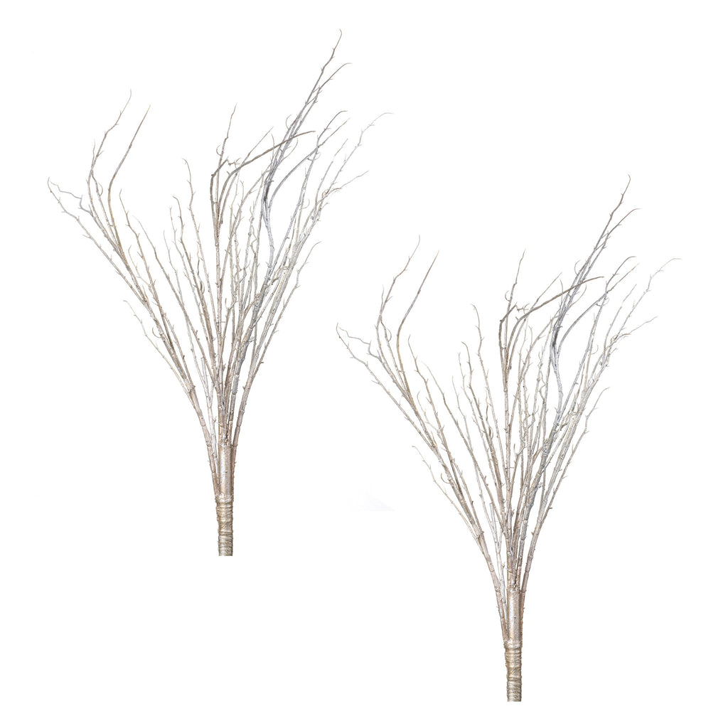 Snowy Flocked Branch (Set of 2)