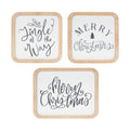 Holiday Sentiment Plaque (Set of 12)
