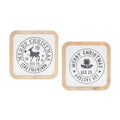 Holiday Mail Stamp Plaque (Set of 12)