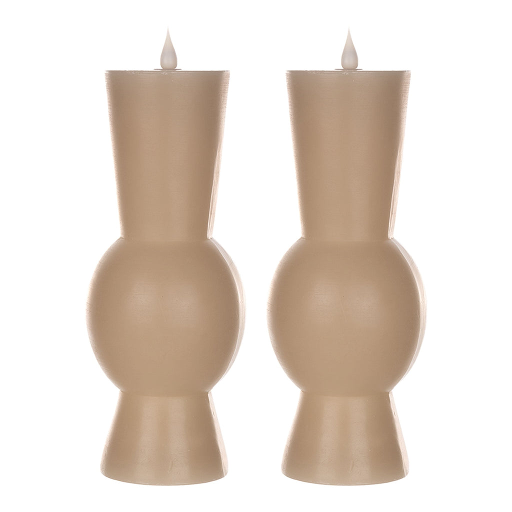 Simplux Designer LED Candle with remote (Set of 2)